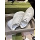 White GG Supreme Canvas Dad Sneakers