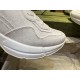 White GG Supreme Canvas Dad Sneakers