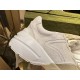 White GG Supreme Canvas Dad Sneakers