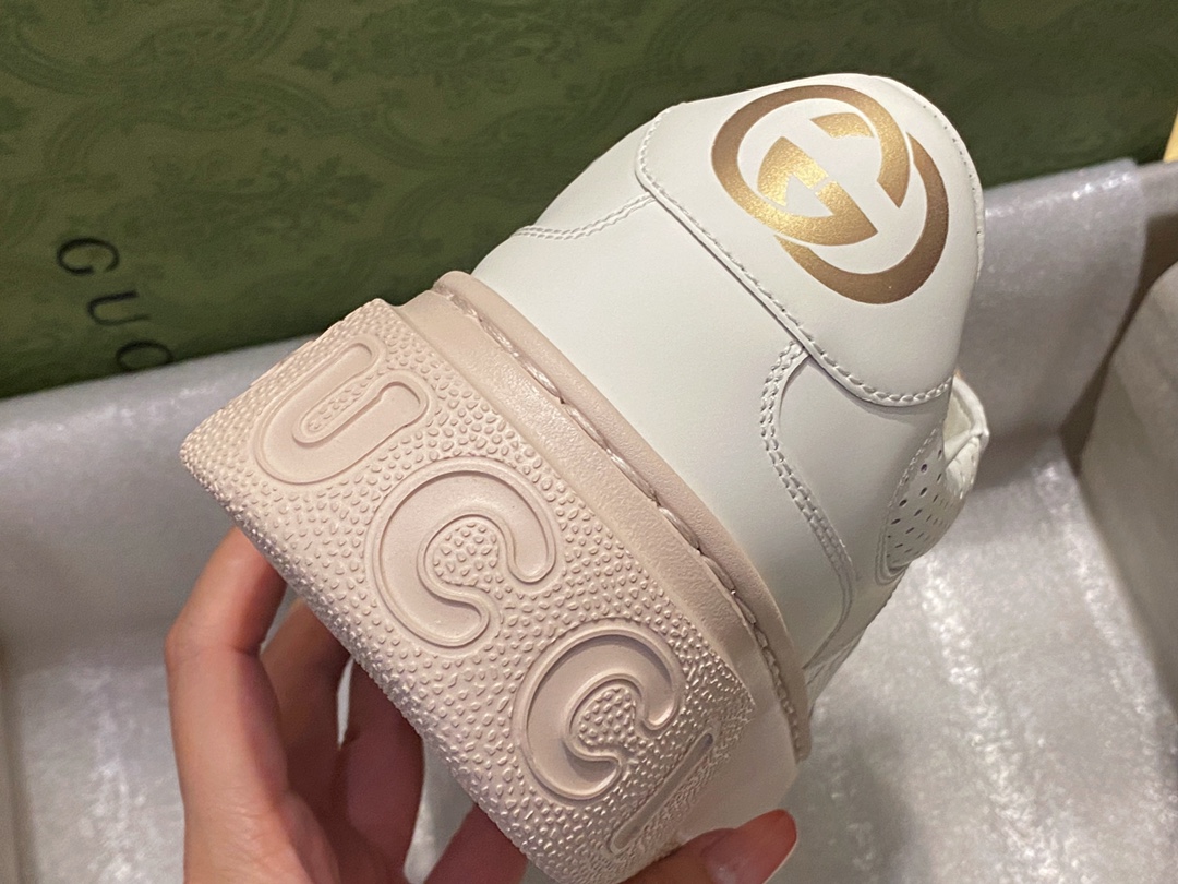 GG Printed Embossed Biscuit Sneakers