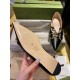 Horsebit Pointed Toe Ballet Flats