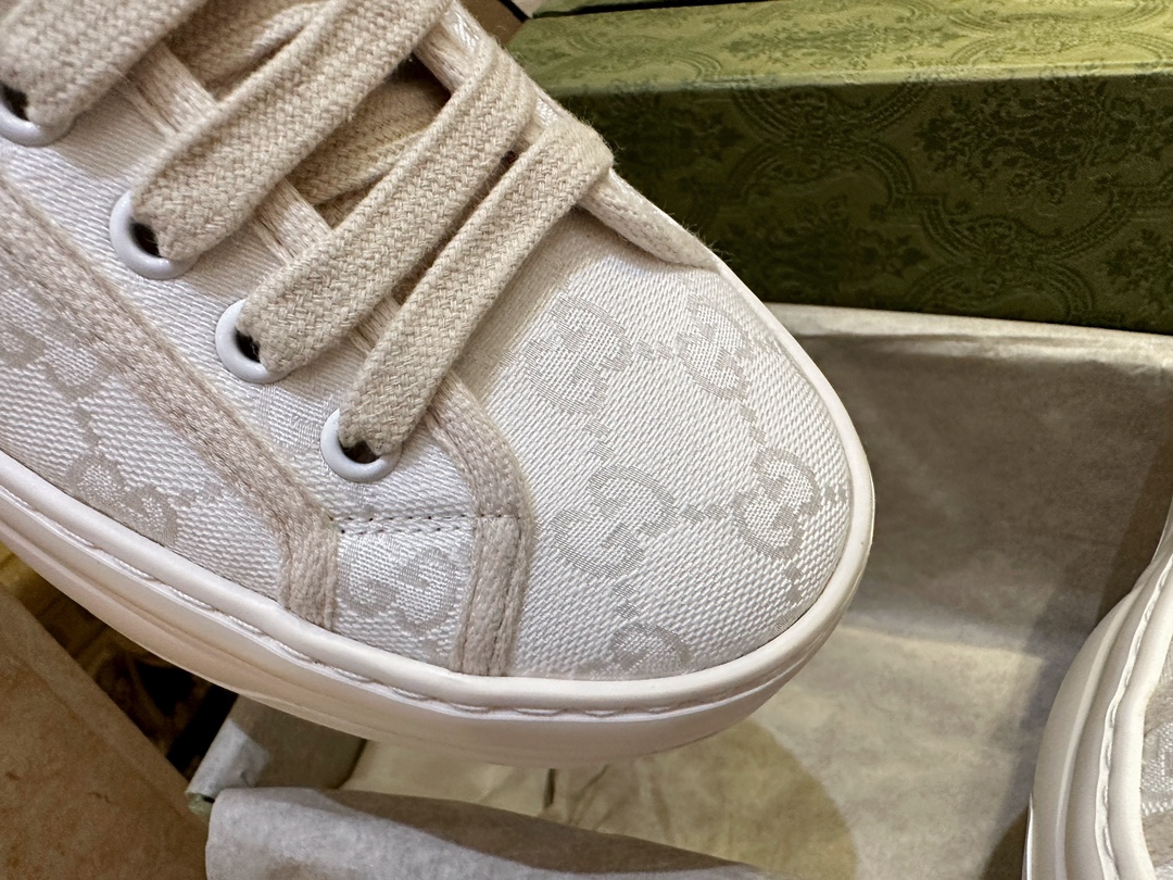 Thick-Soled Monogram Canvas Shoes