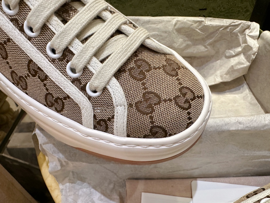 Chunky Sole Monogram Canvas Shoes