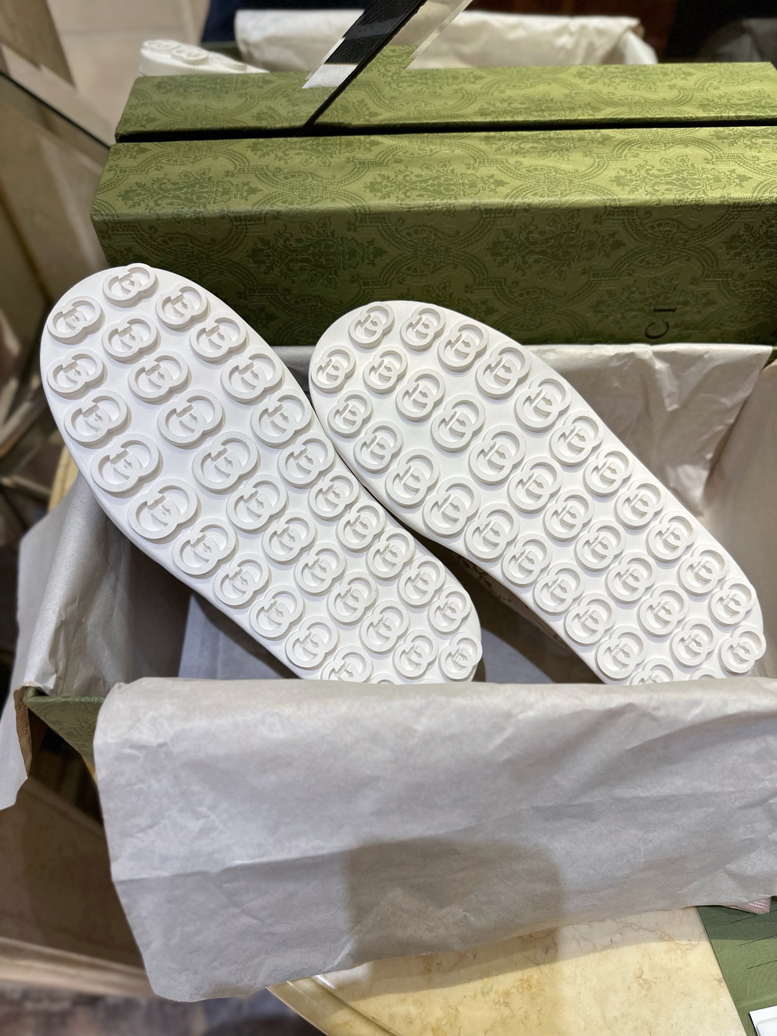 Chunky Sole Monogram Canvas Shoes