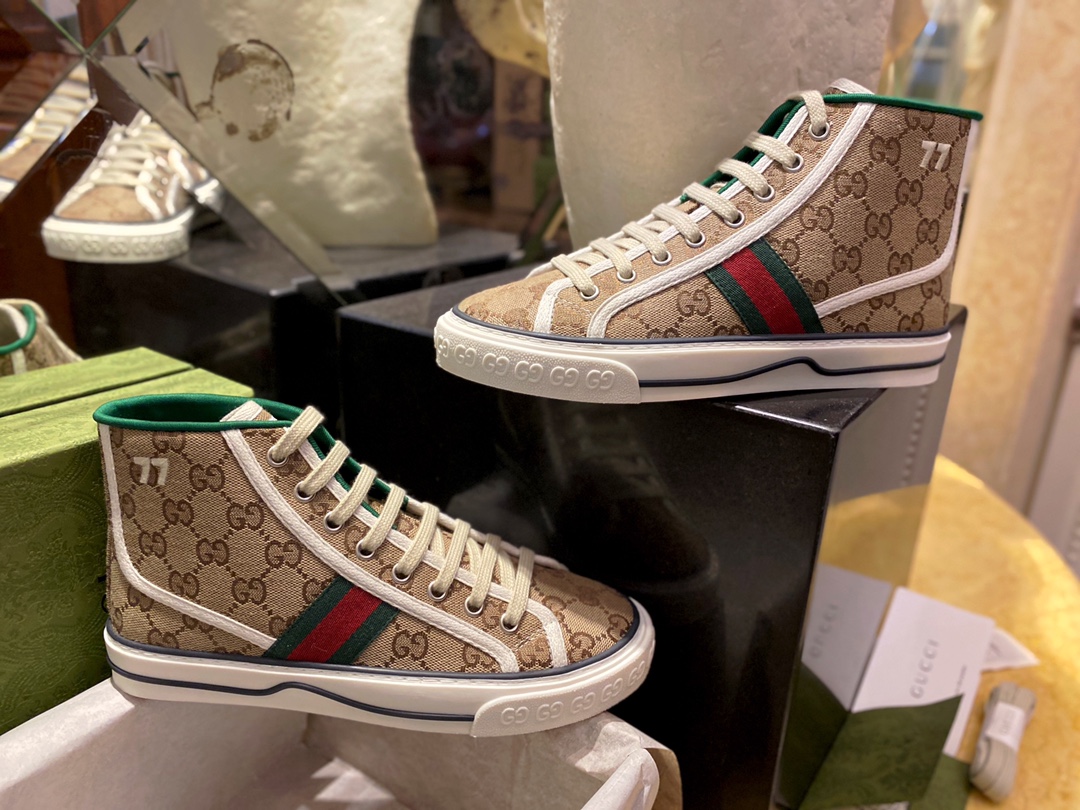 1977 High-Top Monogram Canvas Shoes