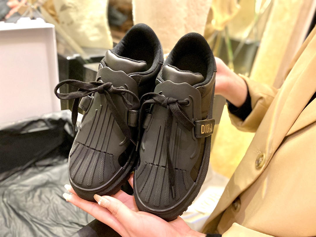 Black Dior-ID Seashell Sneakers