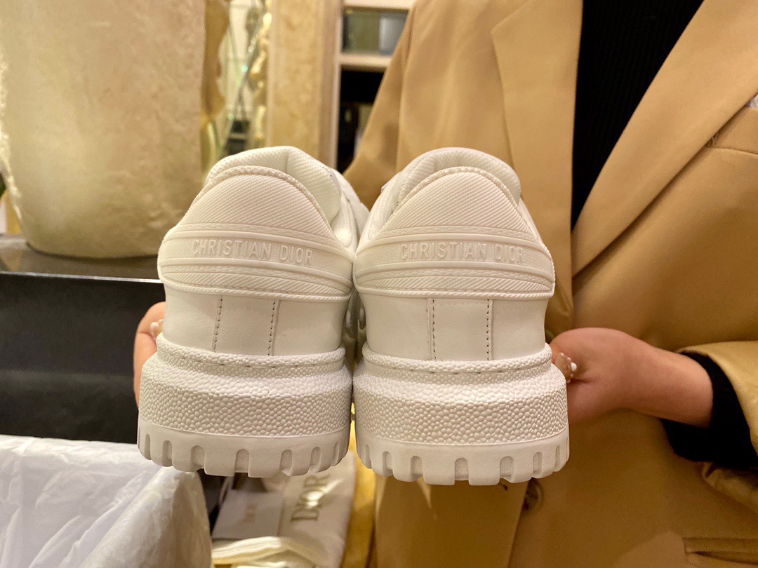 White Dior-ID Seashell Sneakers