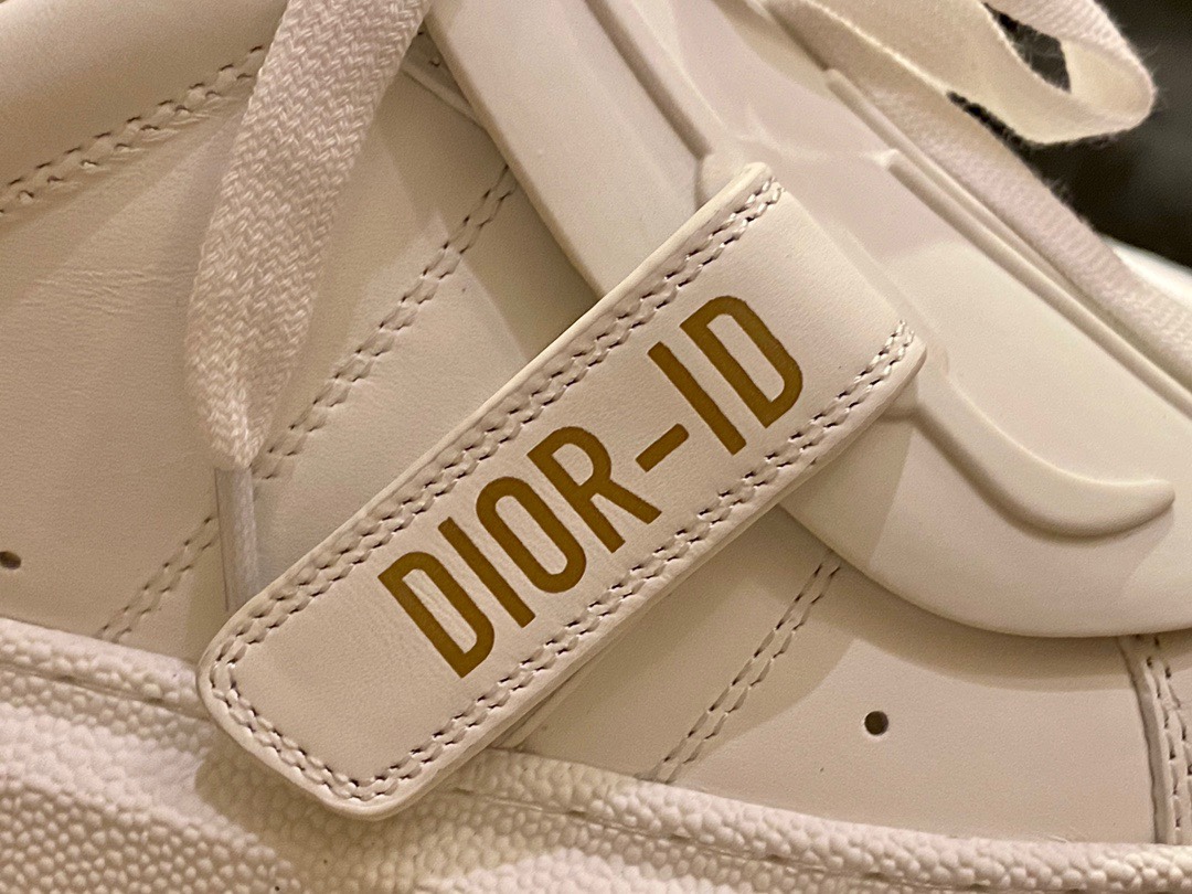 White Dior-ID Seashell Sneakers