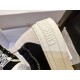 Dior Black Canvas Sneakers with Heel