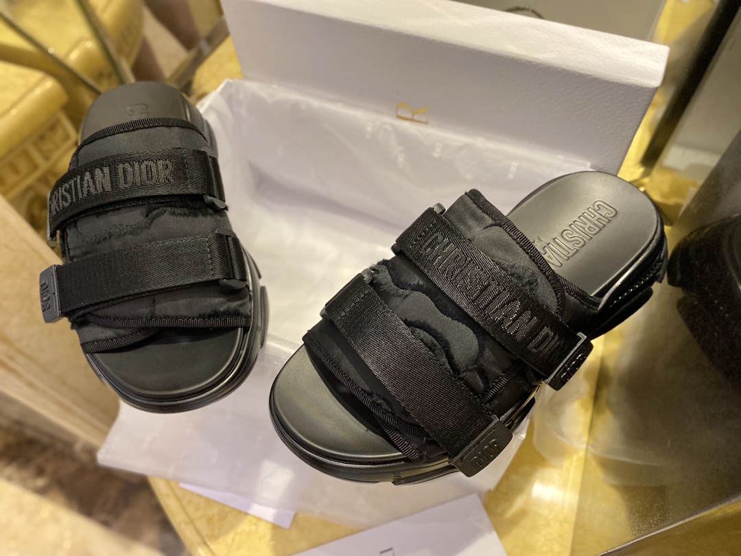 Dad Chunky Sole Slides