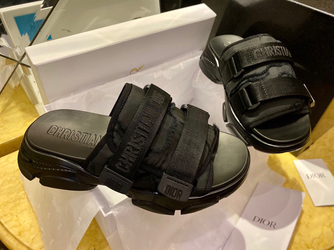 Dad Chunky Sole Slides