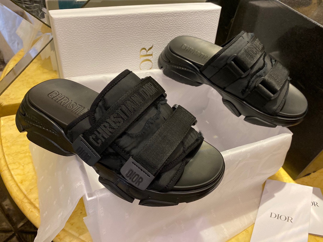 Dad Chunky Sole Slides