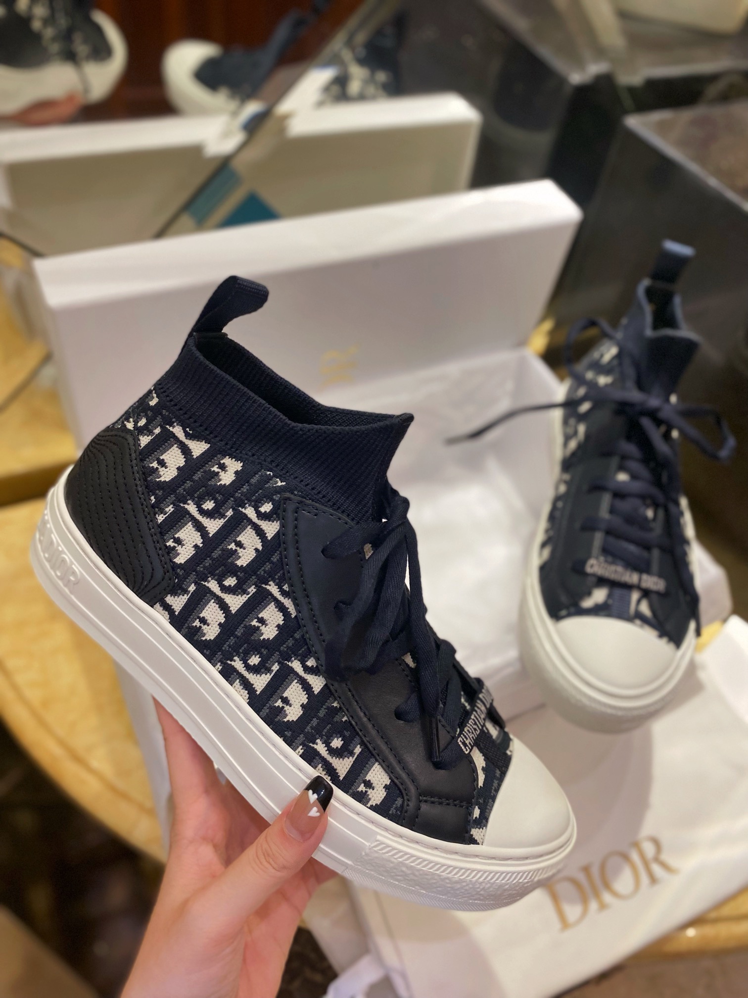 Monogram High-Top Canvas Shoes