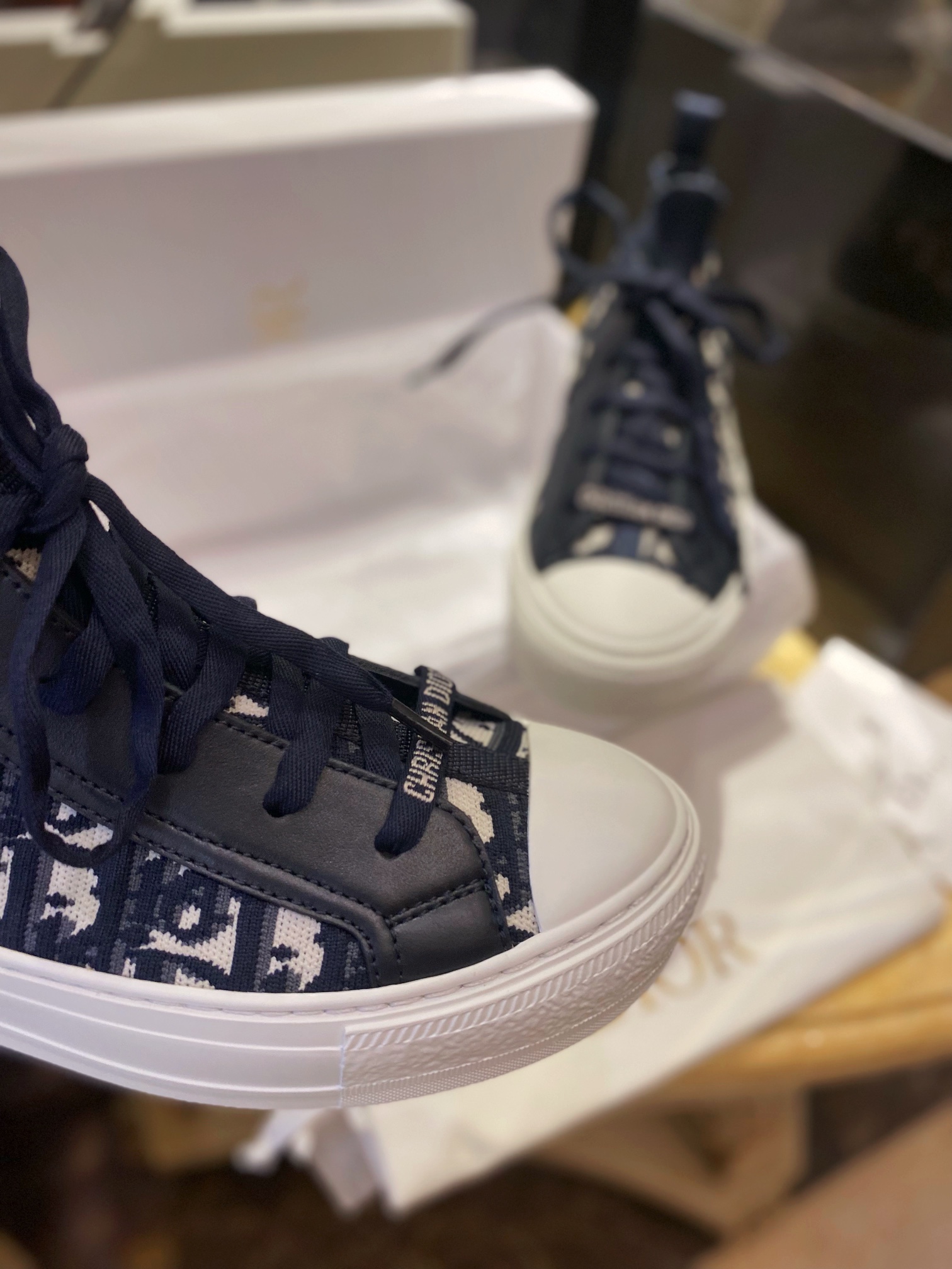 Monogram High-Top Canvas Shoes