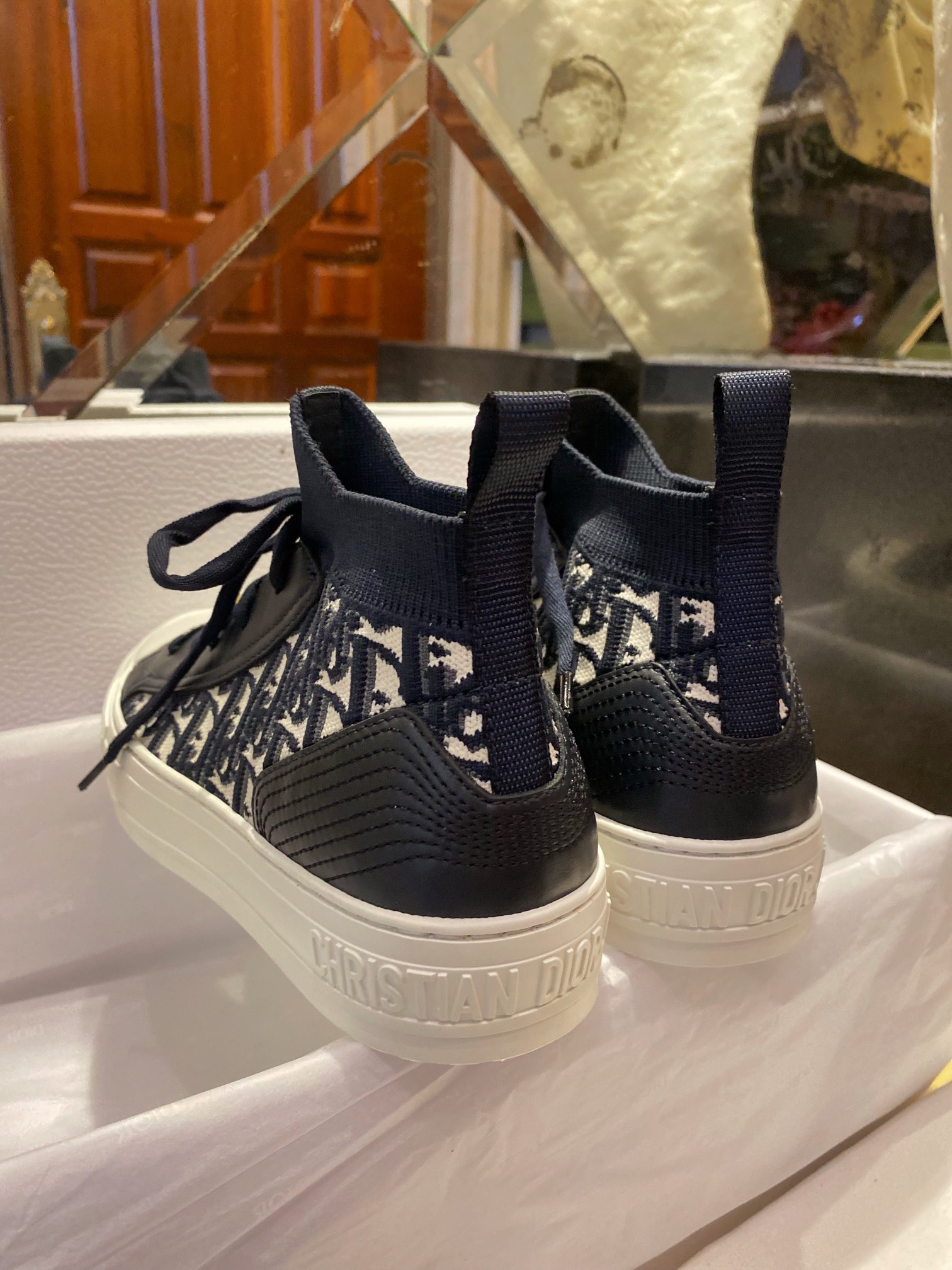 Monogram High-Top Canvas Shoes