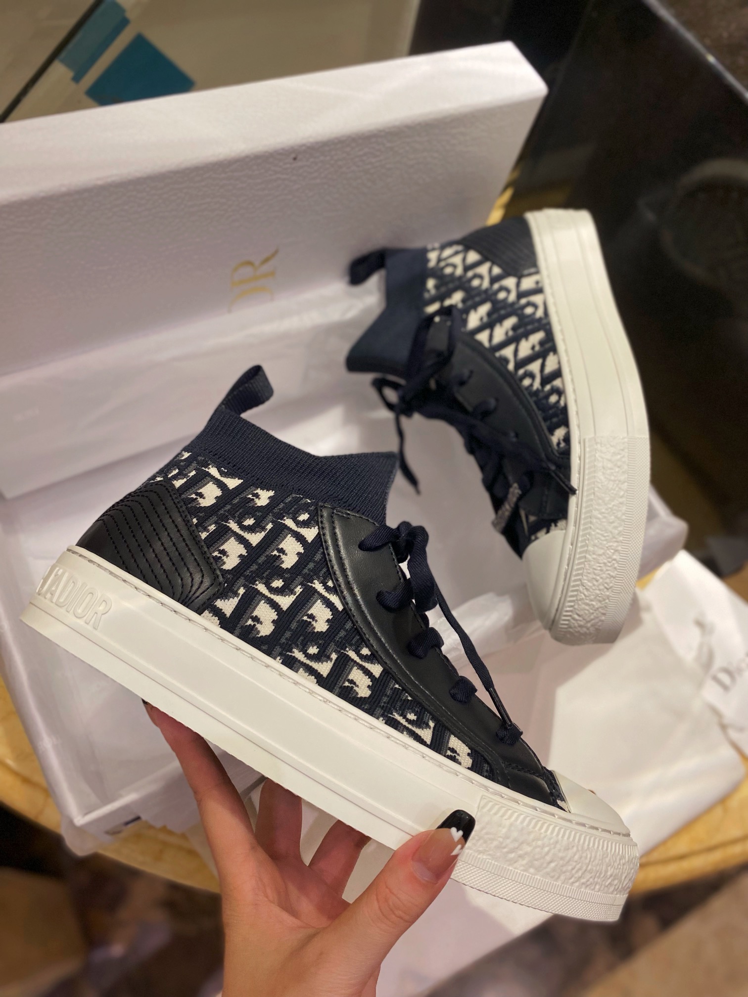 Monogram High-Top Canvas Shoes