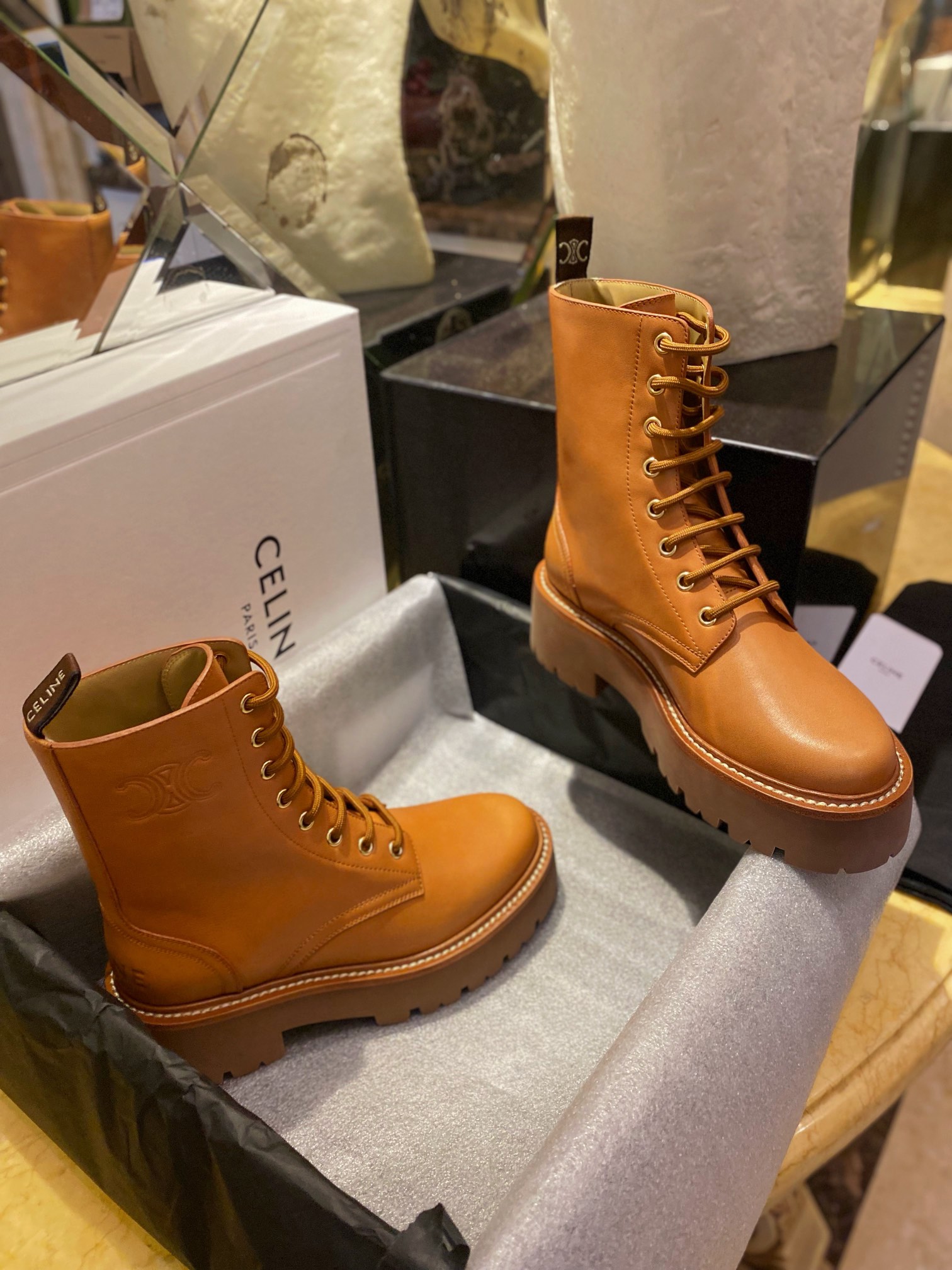 Bulky Triumph Martin Ankle Boots