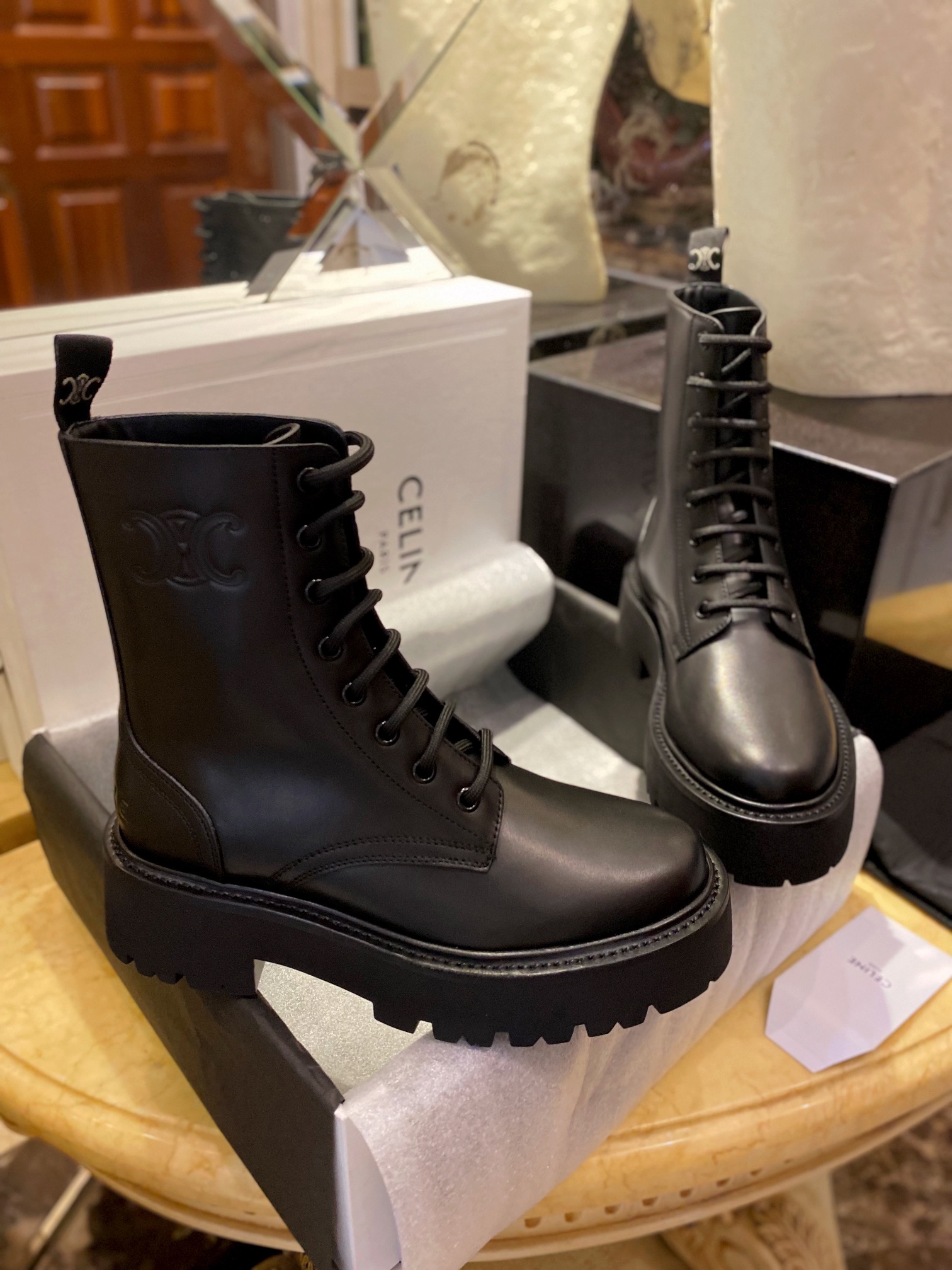 Bulky Triumph Martin Ankle Boots