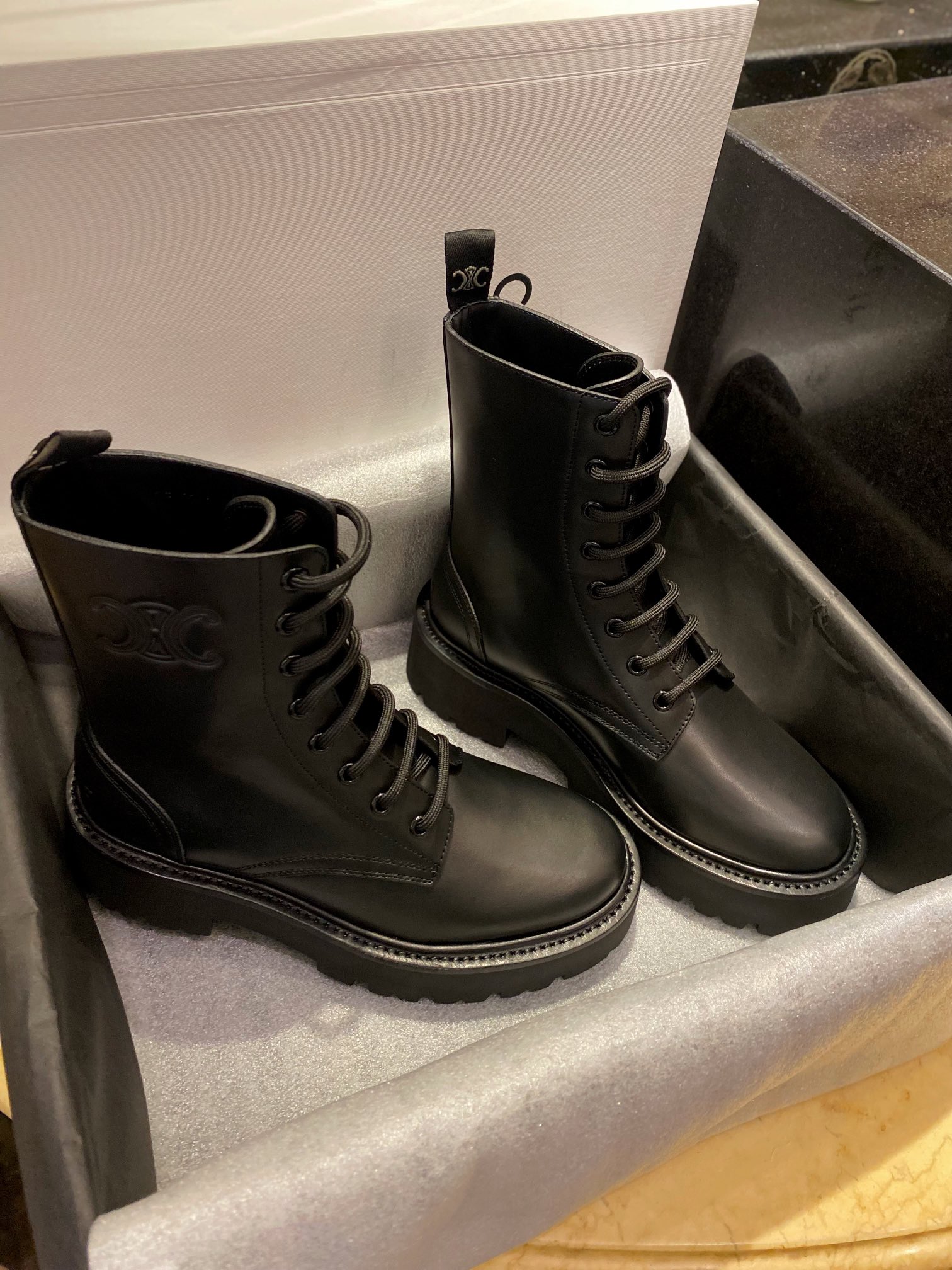 Bulky Triumph Martin Ankle Boots