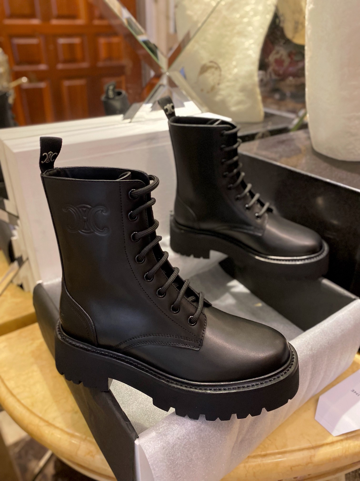 Bulky Triumph Martin Ankle Boots