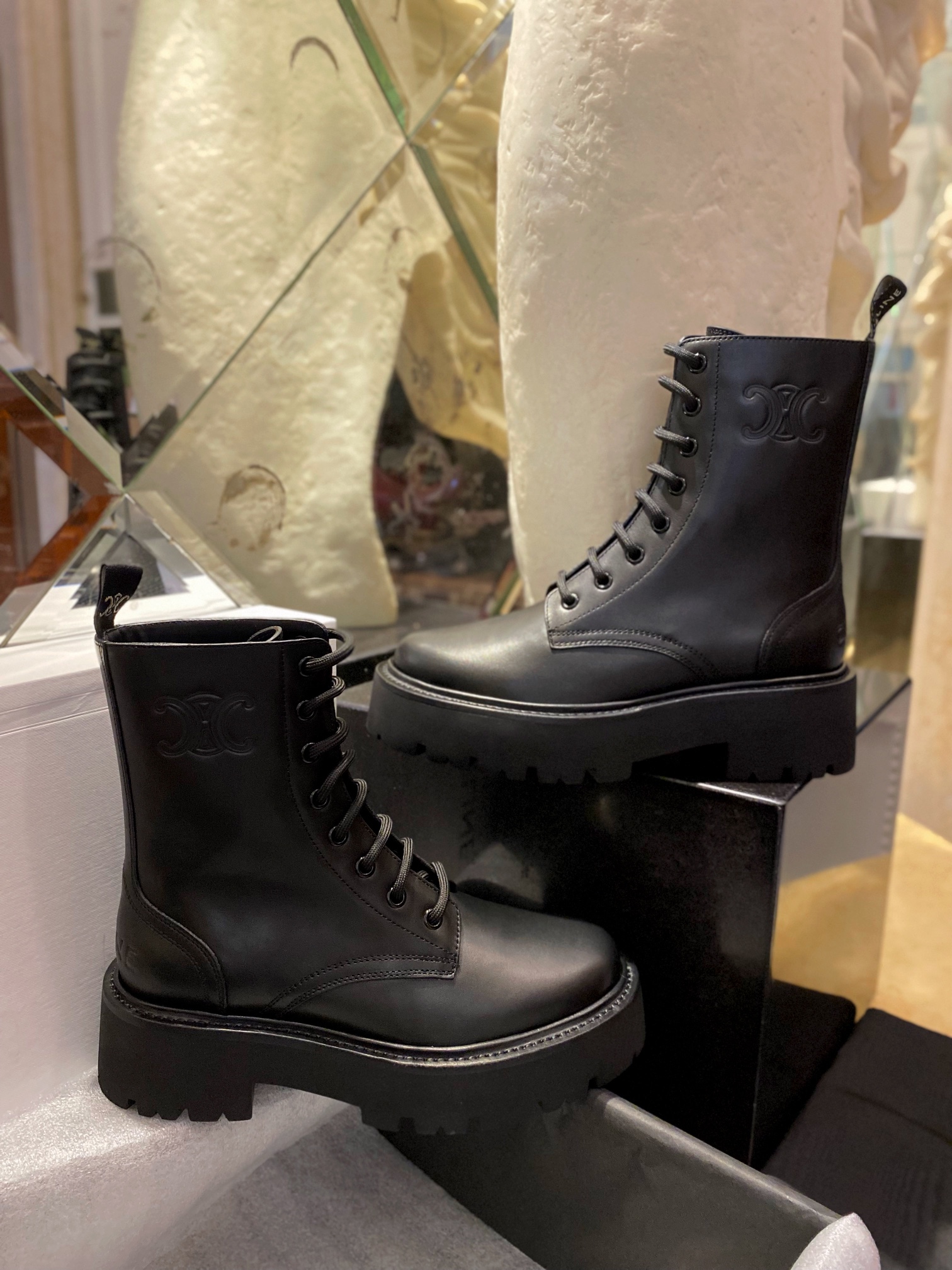 Bulky Triumph Martin Ankle Boots