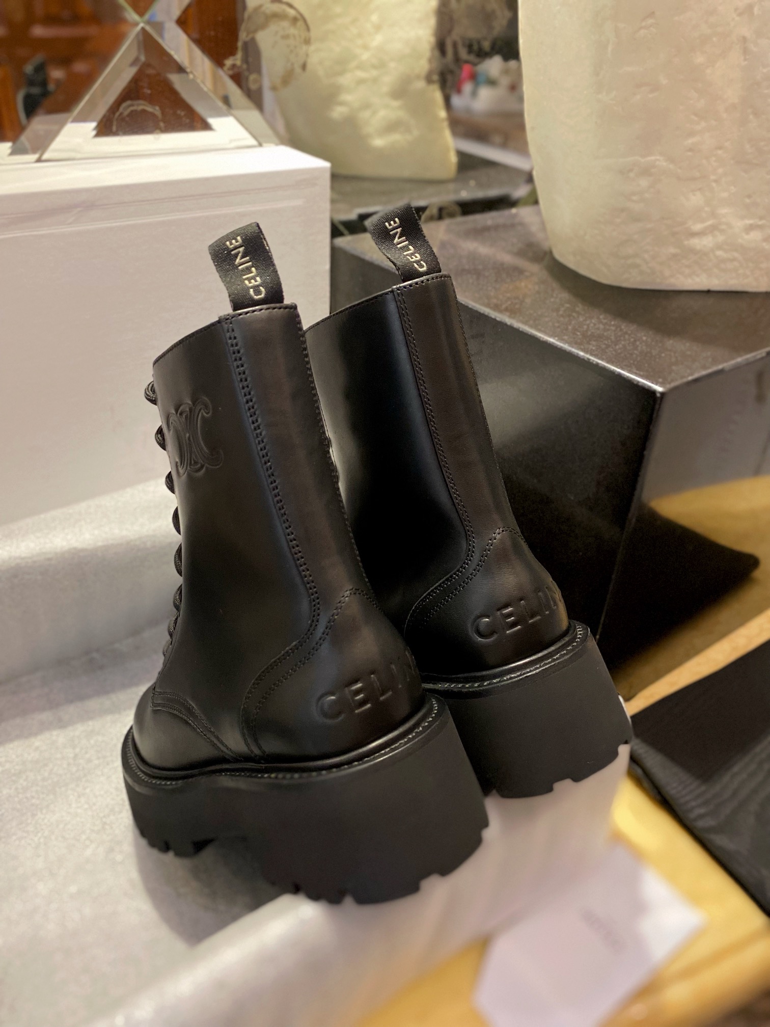 Bulky Triumph Martin Ankle Boots