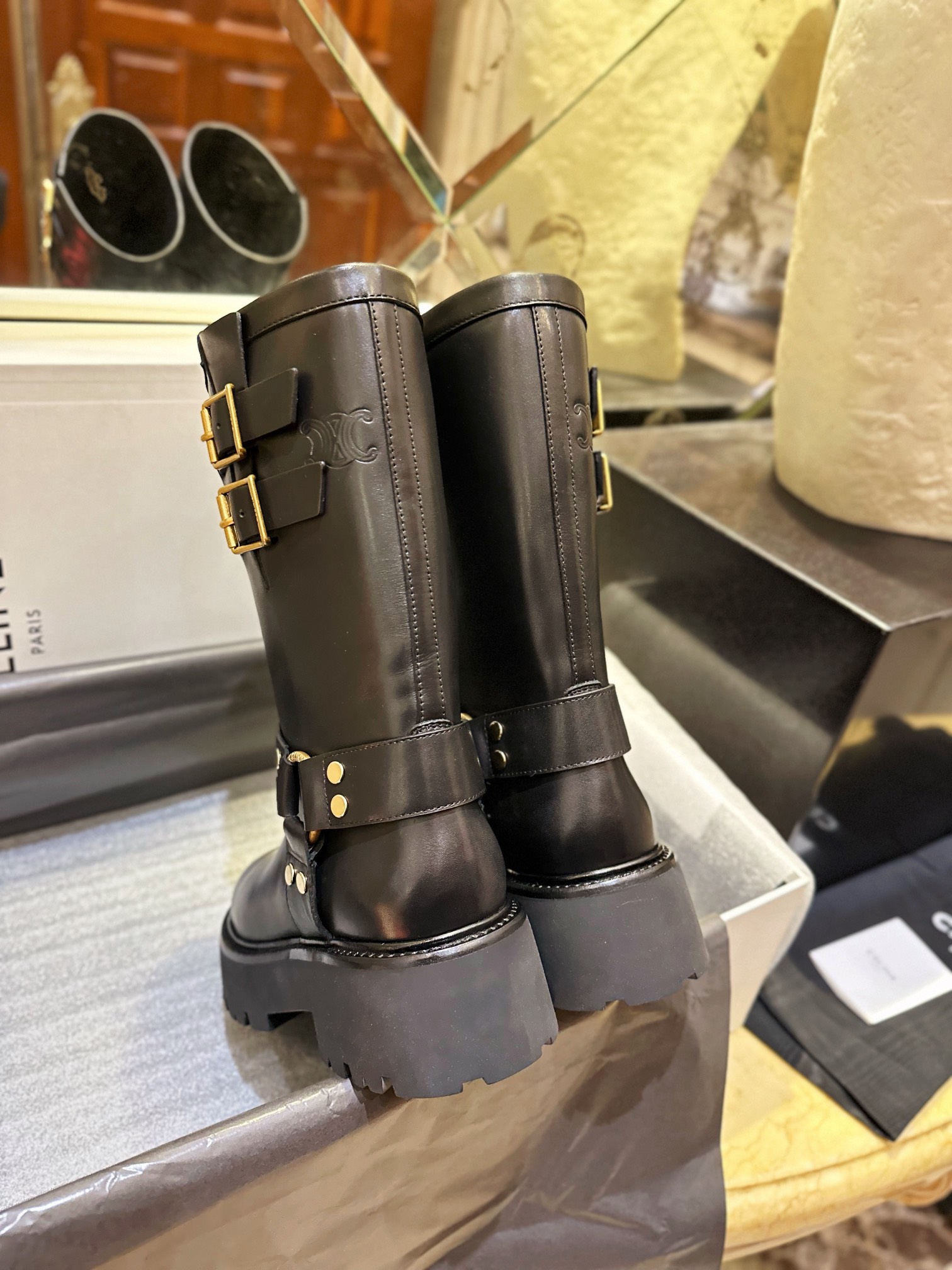 Mid-Calf Riding Boots