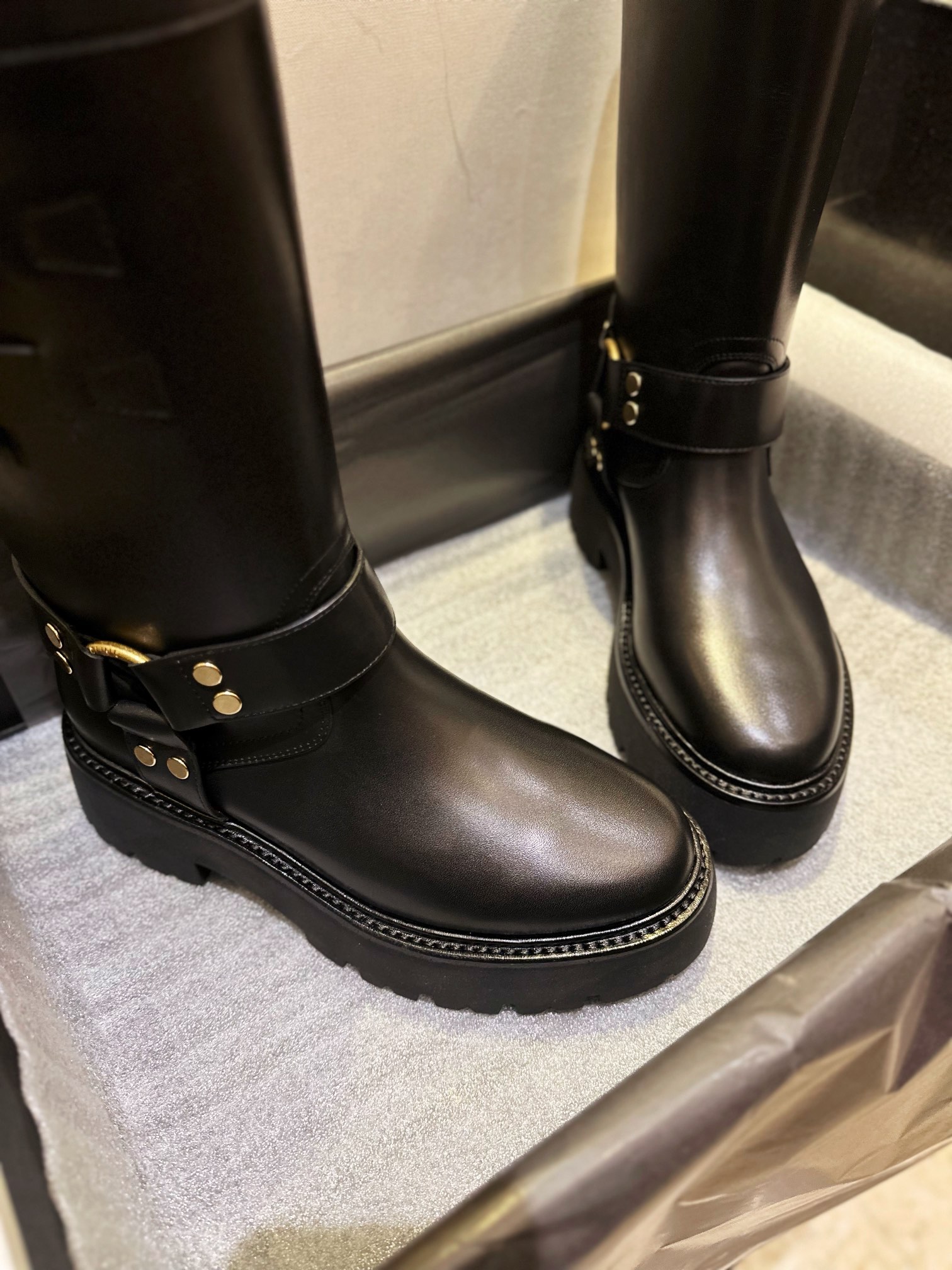 Mid-Calf Riding Boots