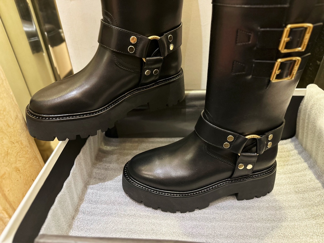 Mid-Calf Riding Boots