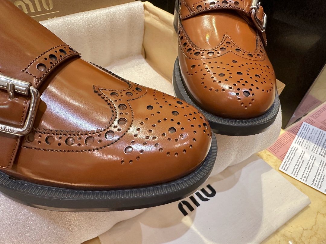 Double Buckle Monk Shoes