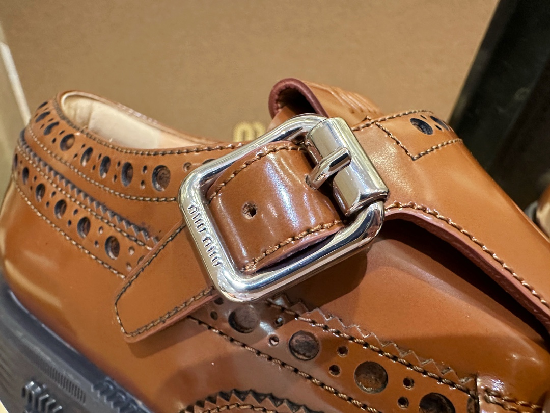 Double Buckle Monk Shoes