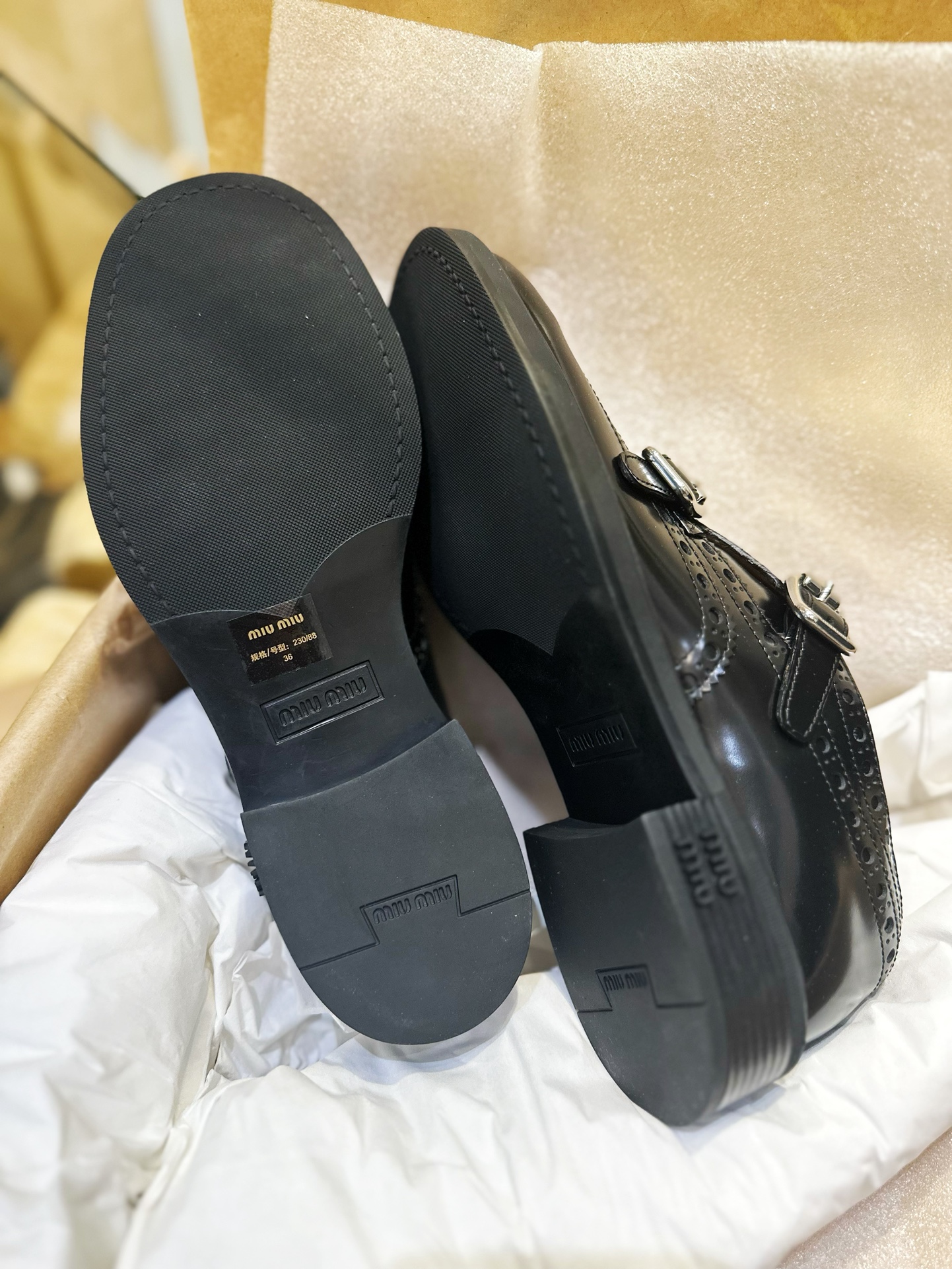 Double Buckle Monk Shoes