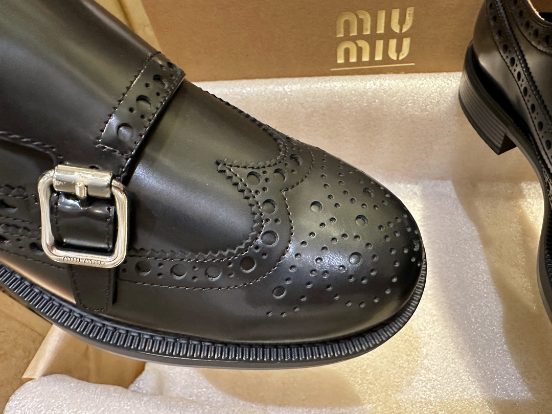 Double Buckle Monk Shoes