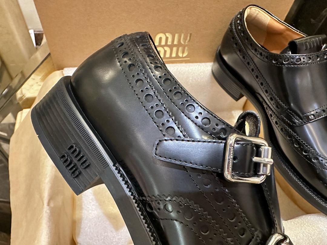 Double Buckle Monk Shoes