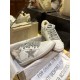 GGDB Ballstar White Flashing Star Fur Shoes