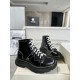 McQueen Original Factory Open-sided Pearl Martin Boots