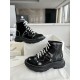 McQueen Original Factory Open-sided Pearl Martin Boots