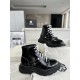 McQueen Original Factory Open-sided Pearl Martin Boots