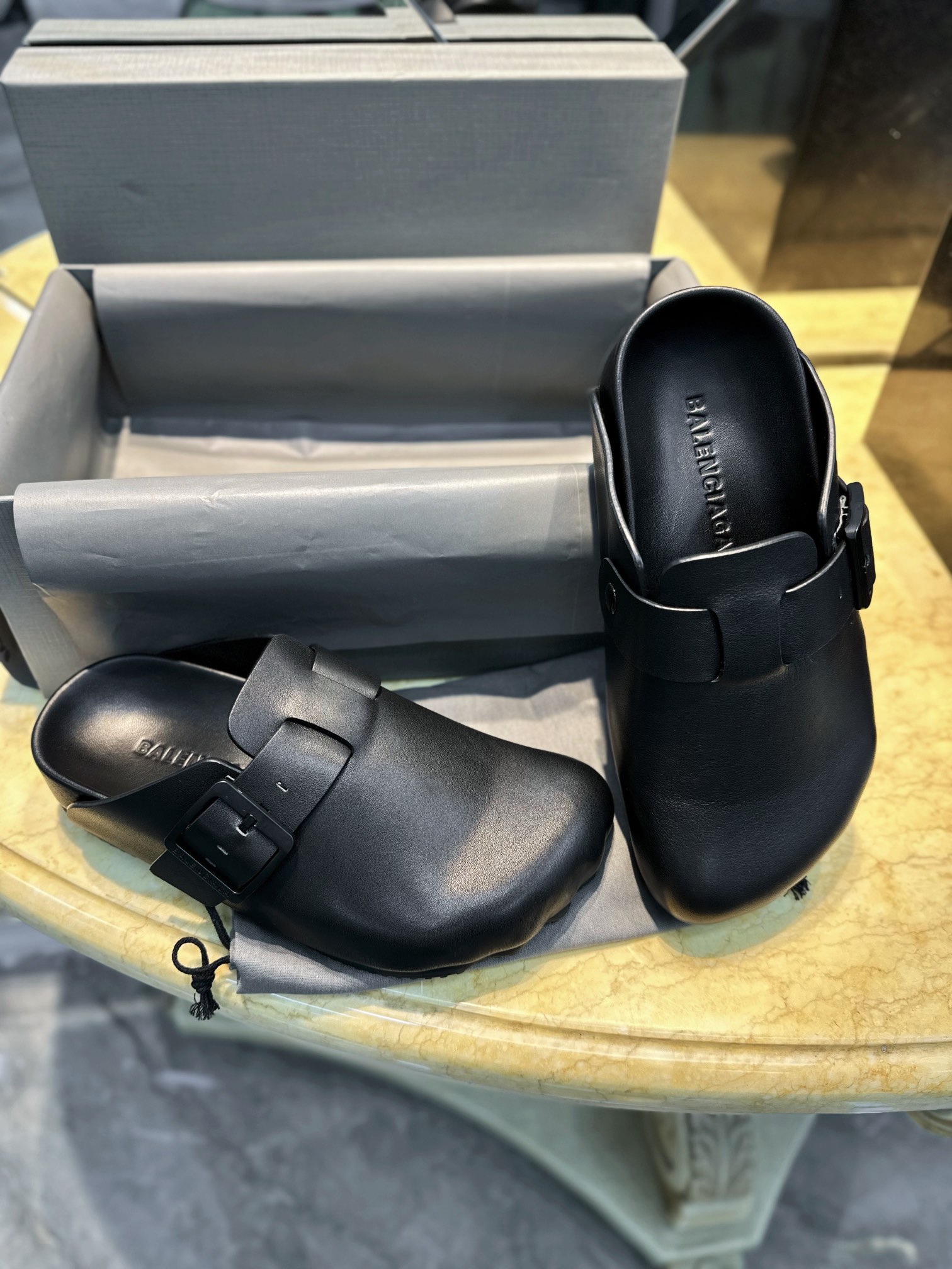 Balenciaga Five-Toe Boken Slippers