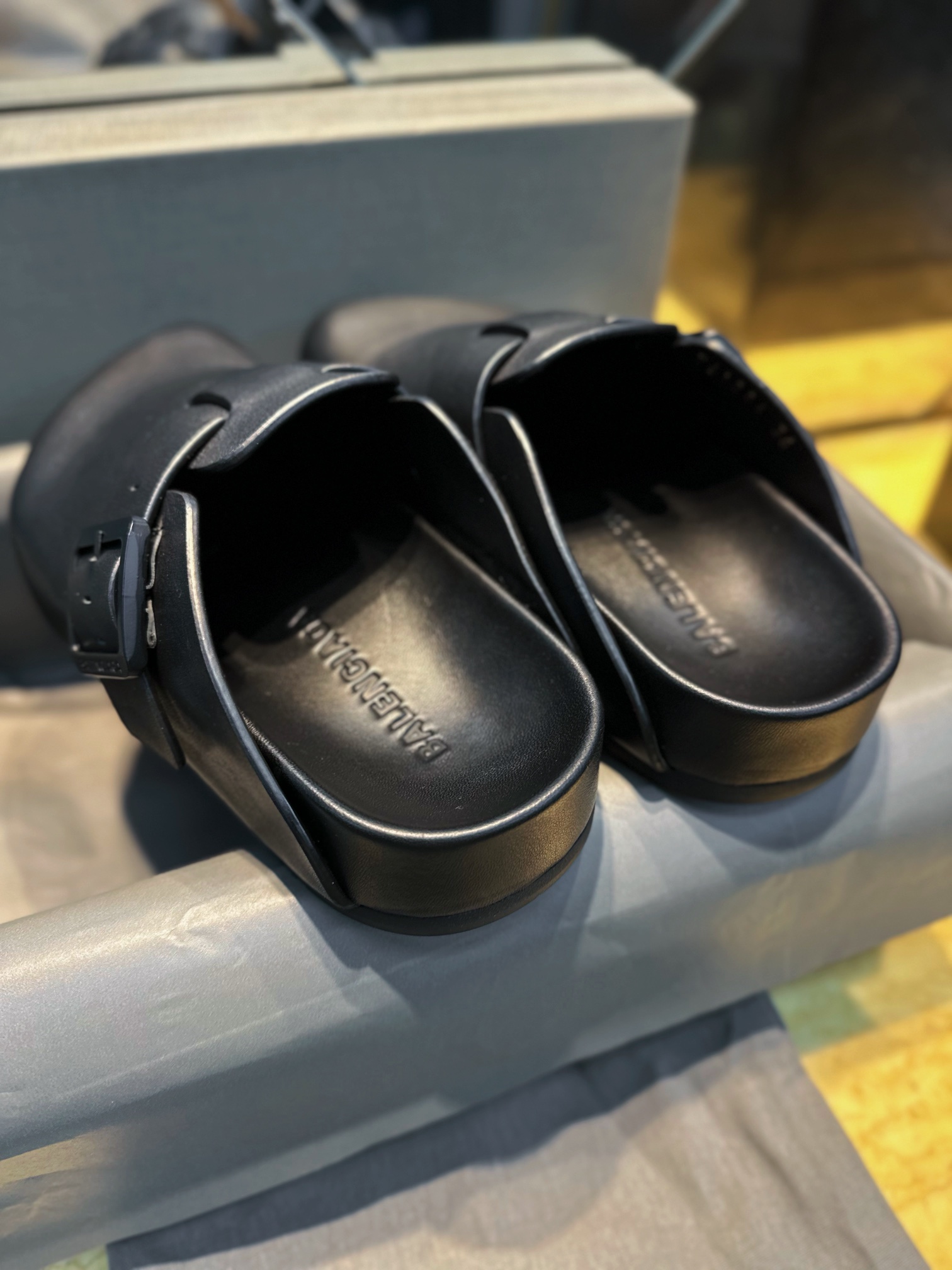 Balenciaga Five-Toe Boken Slippers