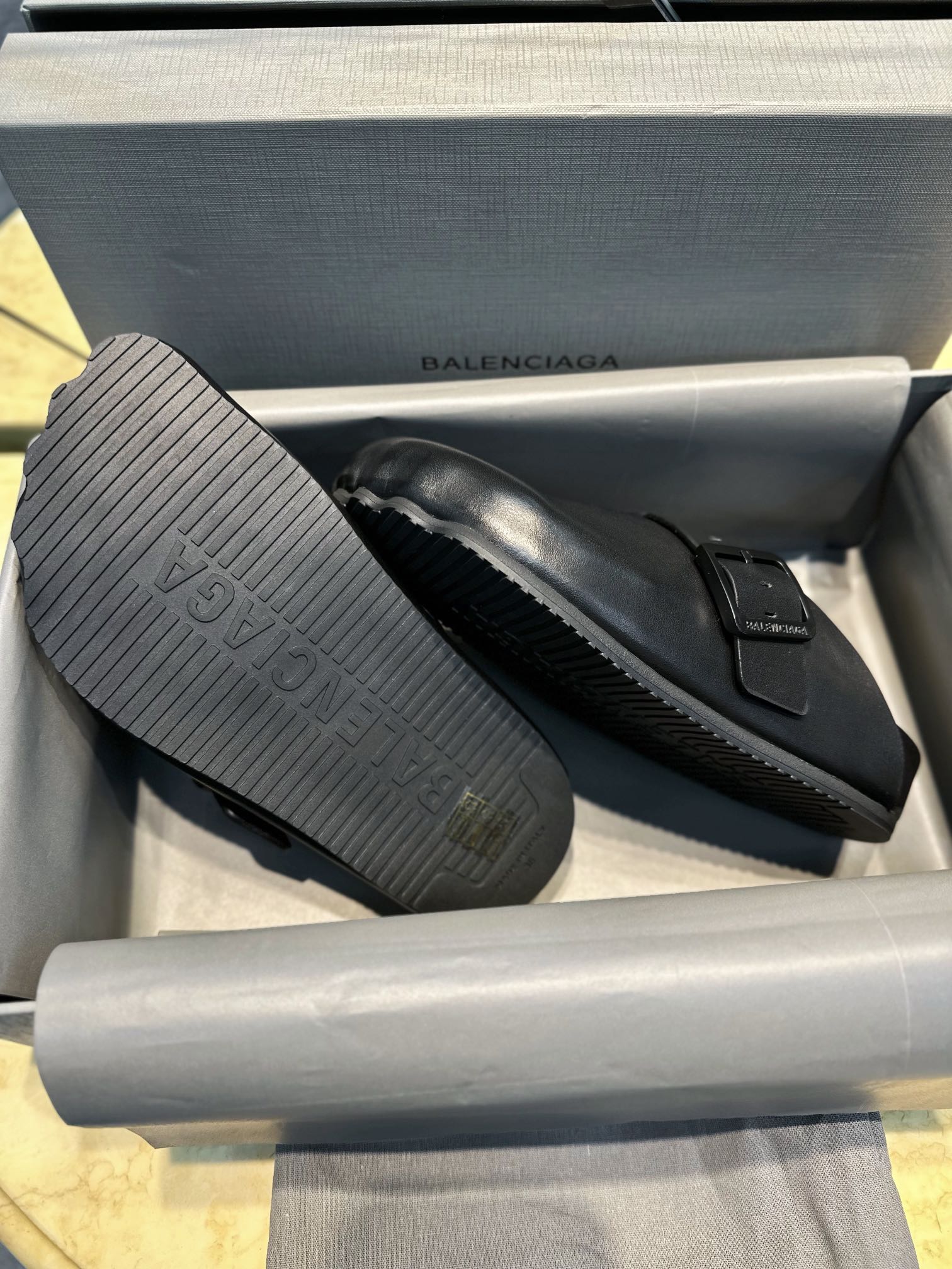 Balenciaga Five-Toe Boken Slippers