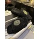 Balenciaga Fur Slippers