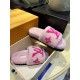 LV23 Thick Sole Sheepskin Slippers