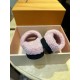 LV23 Thick Sole Sheepskin Slippers