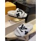 LV23 Thick Sole Sheepskin Slippers