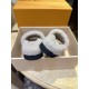 LV23 Thick Sole Sheepskin Slippers