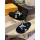 LV23 Thick Sole Sheepskin Slippers