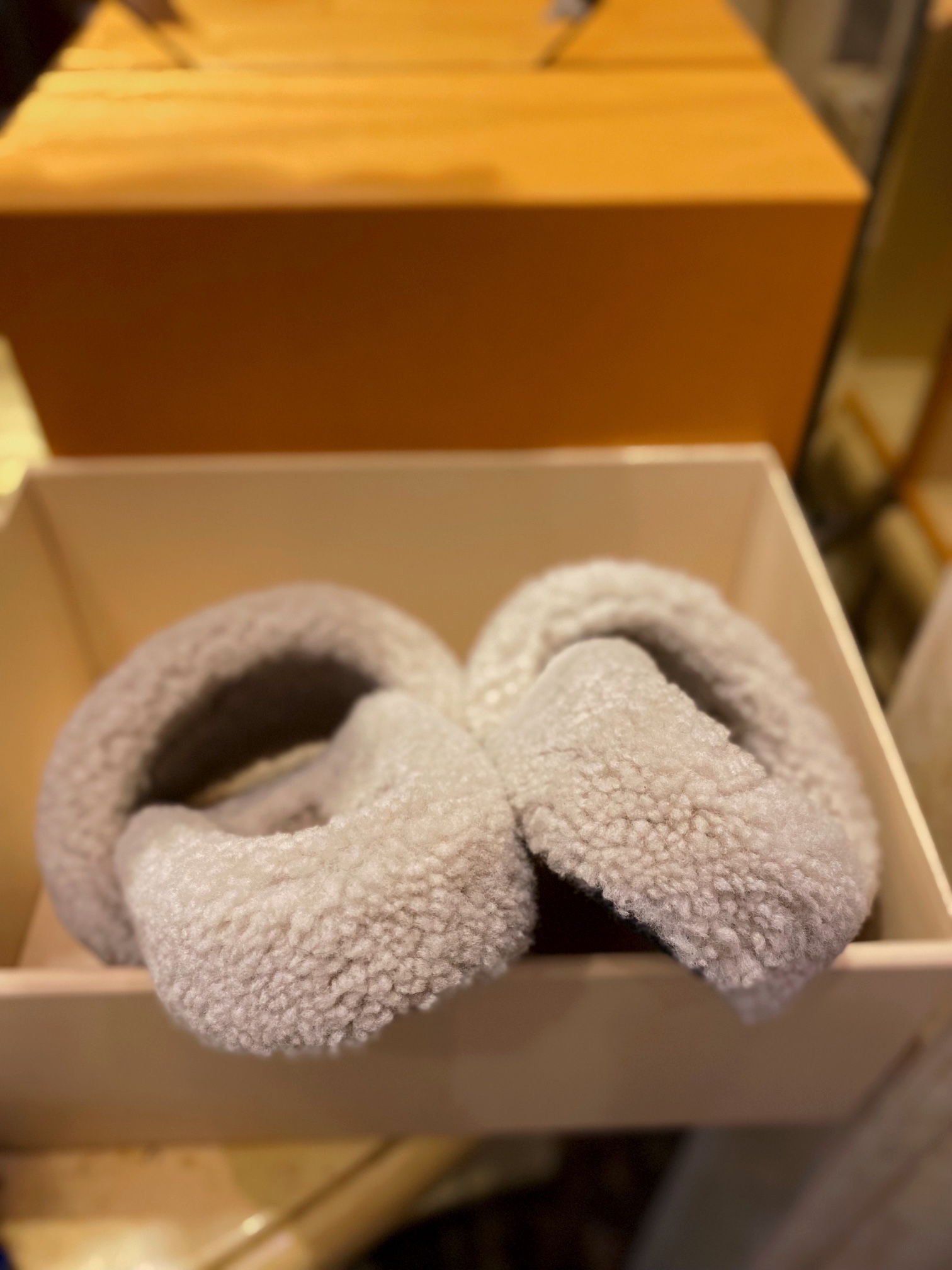 LV Sheepskin Slippers