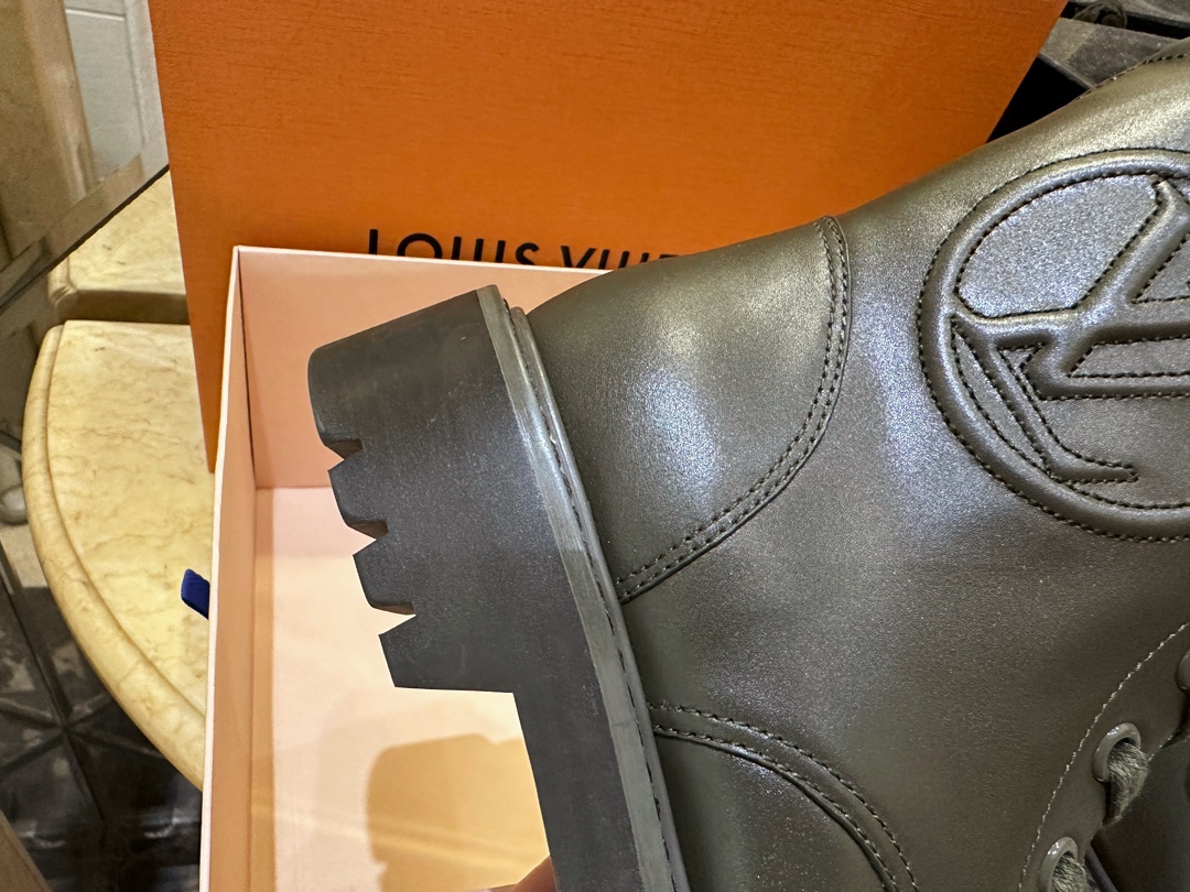 LV Territory Signature Biker Boots