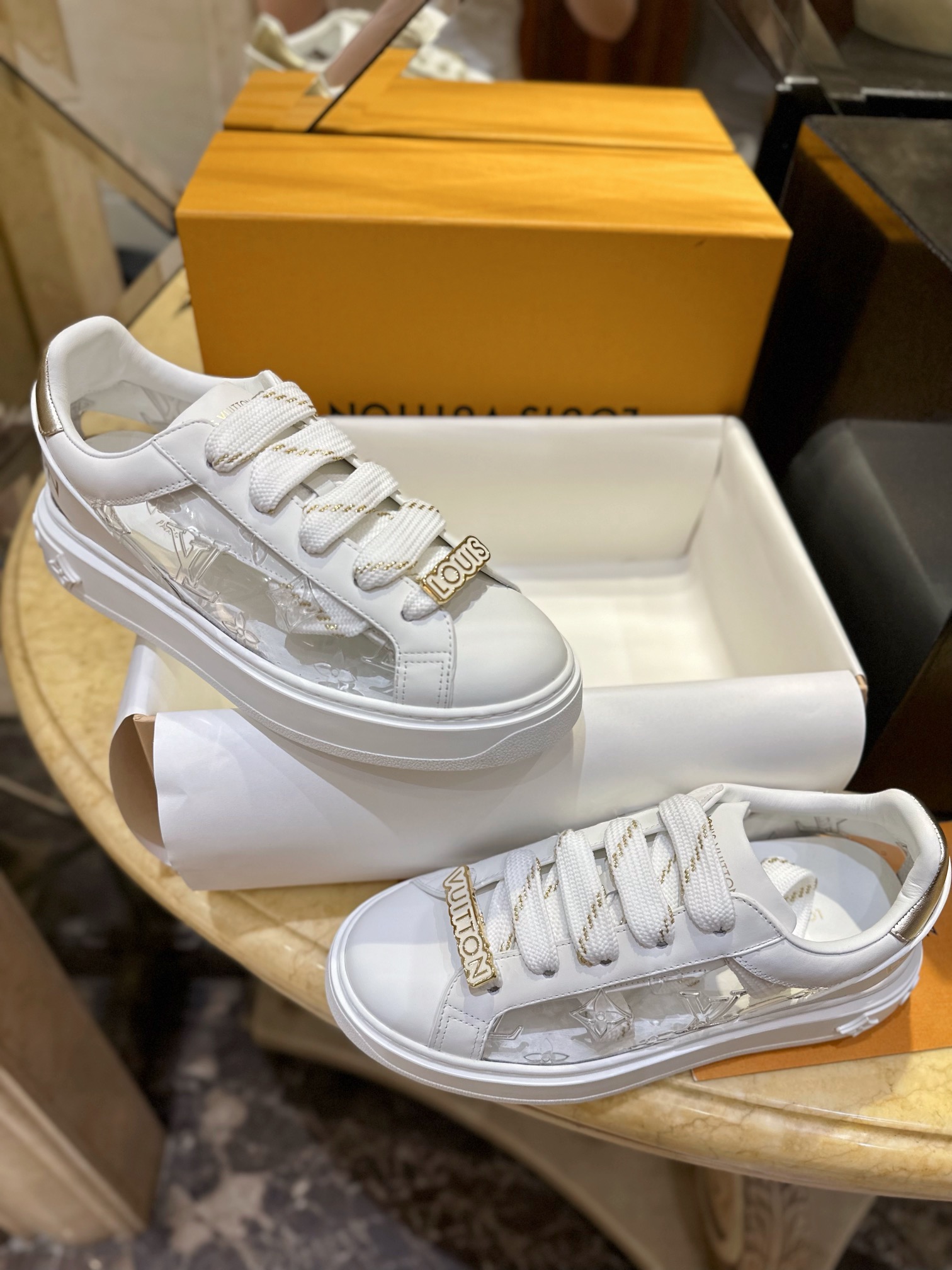 LV Time Out Transparent Film Sneakers